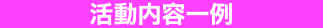 活動内容一例